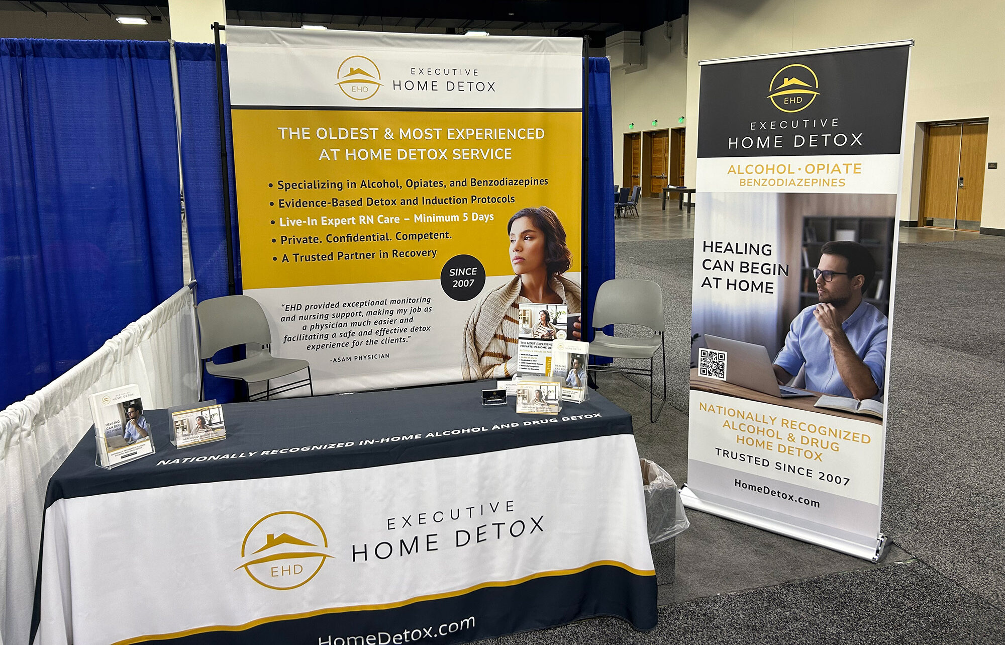Executive Home Detox Booth at ASAM 2025