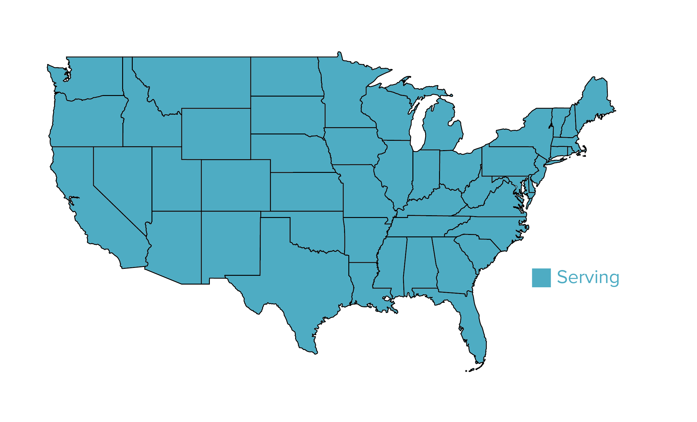Map of United States